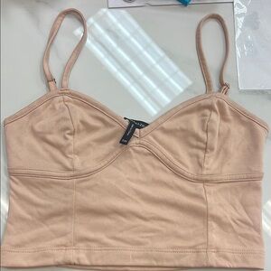 BCBGmaxazria  Nude Crop Top NWT